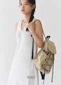 Bow Backpack Beige