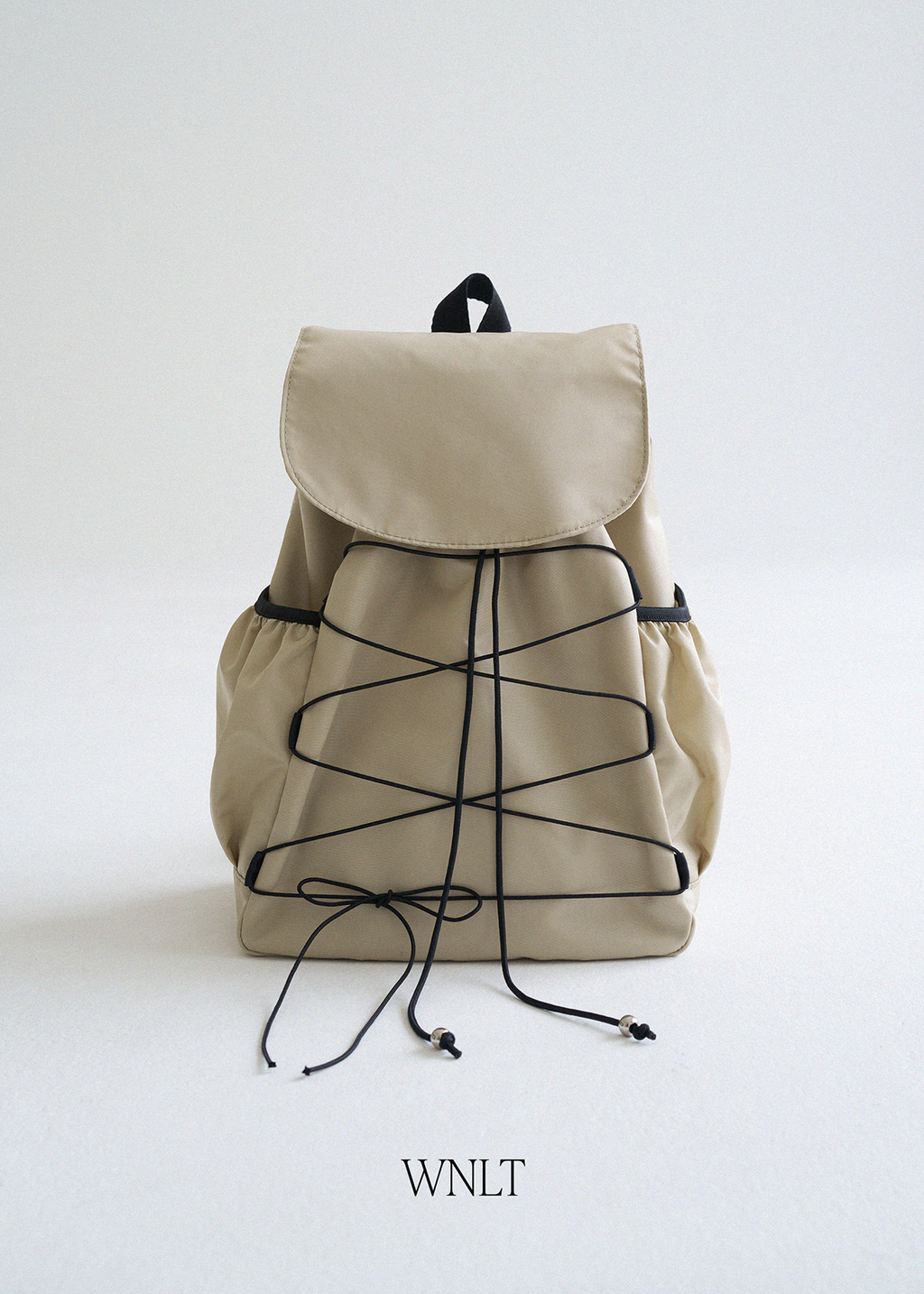 Bow Backpack Beige