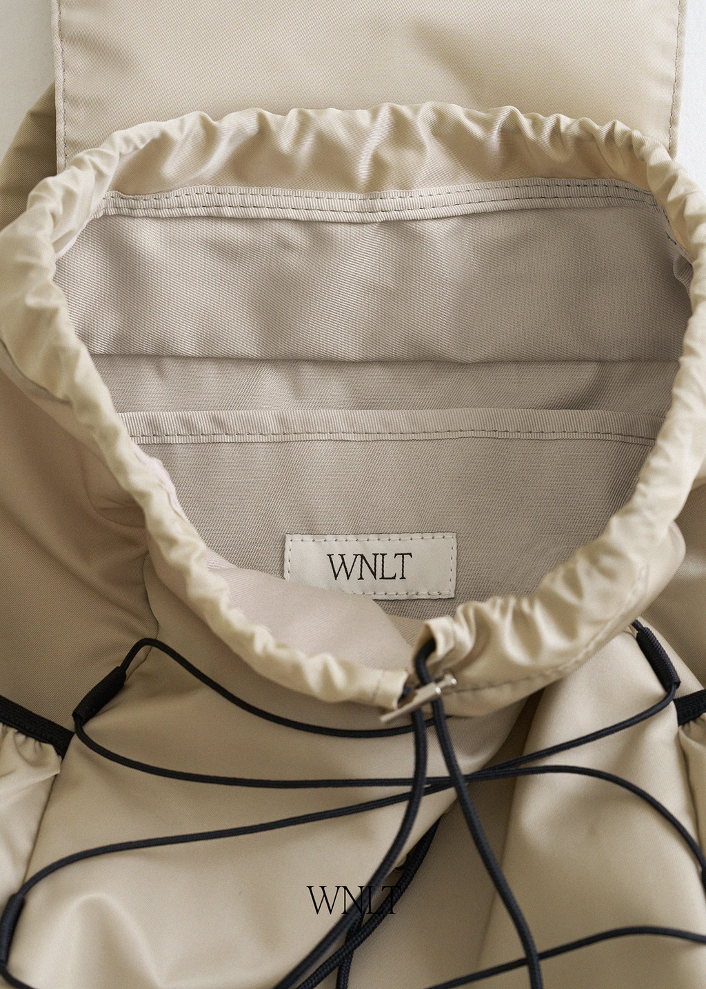 Bow Backpack Beige